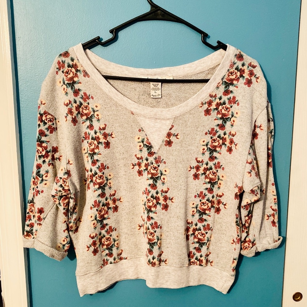 Sweater crop top